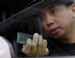 Front car window tinting in Huntsville